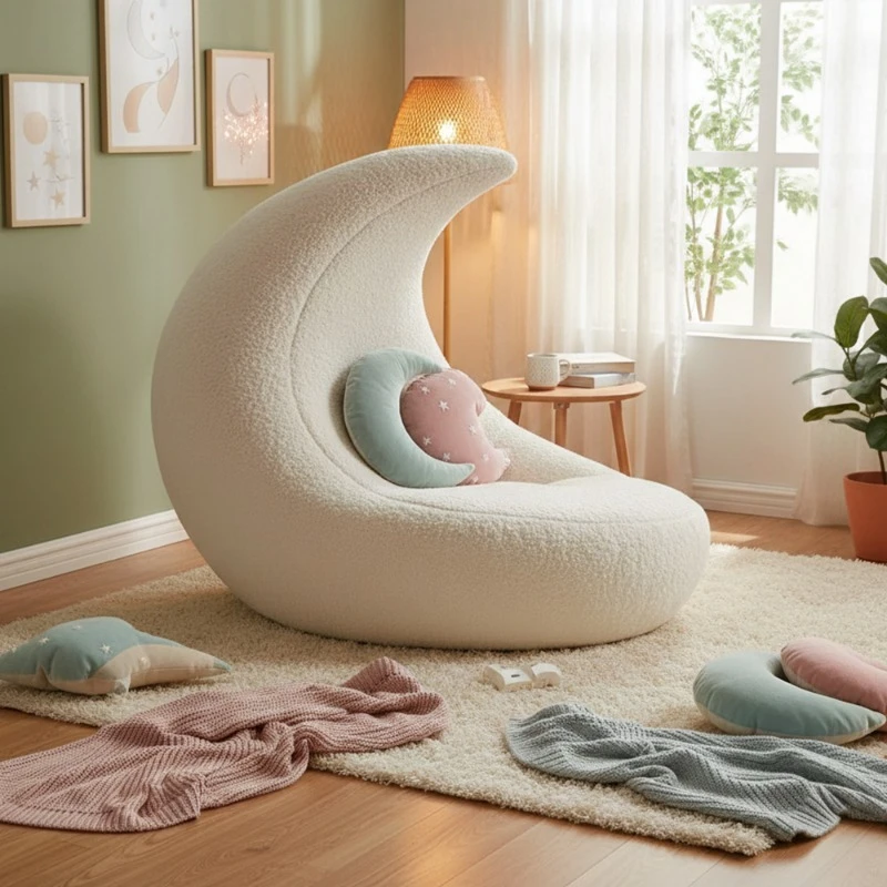 Moon sofa chair fits living room modern design apartment balcony