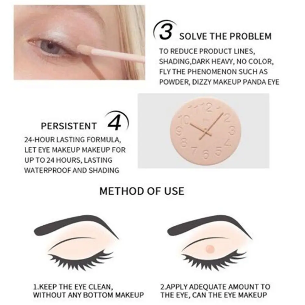 Coametic Makeup Long Lasting Eyeshadow Base Liquid Base Eye Primer Eye Base Cream Eyelid Primer