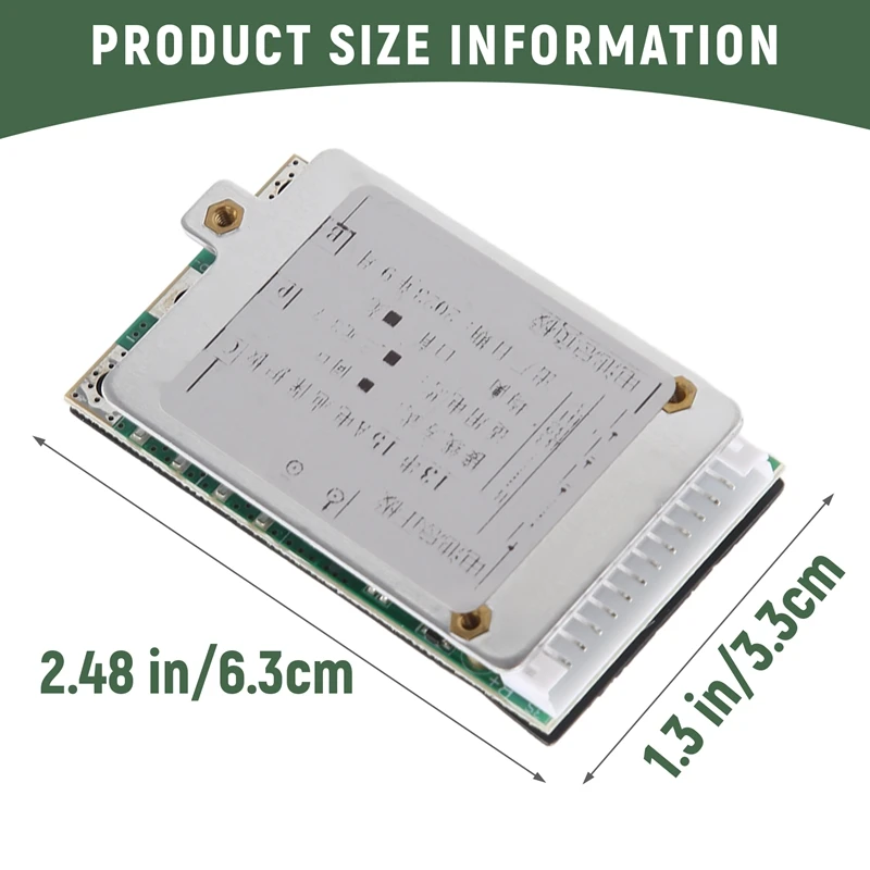 13S 48V 15A Li-Ion Lipolymer Battery Protection Board BMS PCB Board With Heatsink For E-Bike Escooter