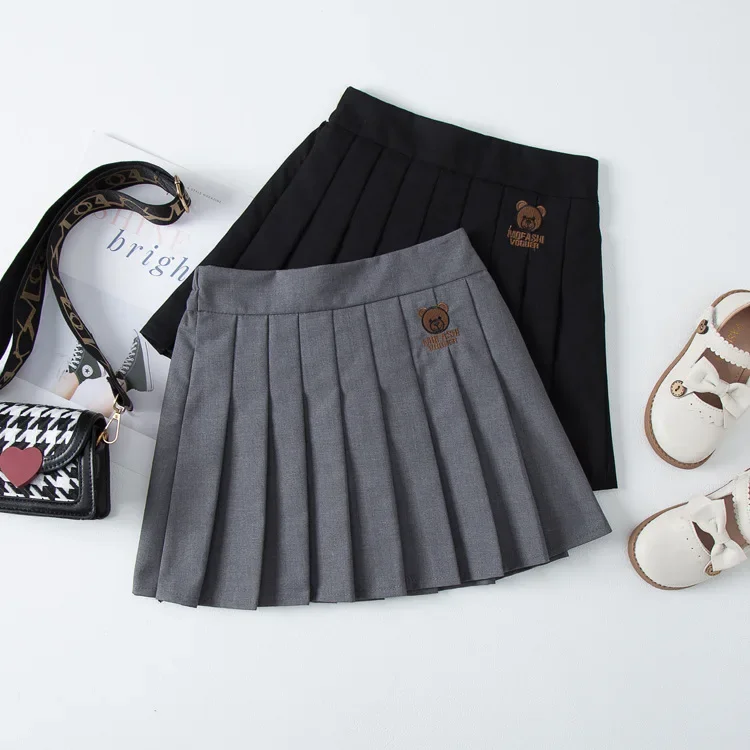 

Юбка студенческая JK, униформа, юбка для девочек, весна и осень 2025 года, новая детская плиссированная короткая юбка в студенческом стиле для девочек