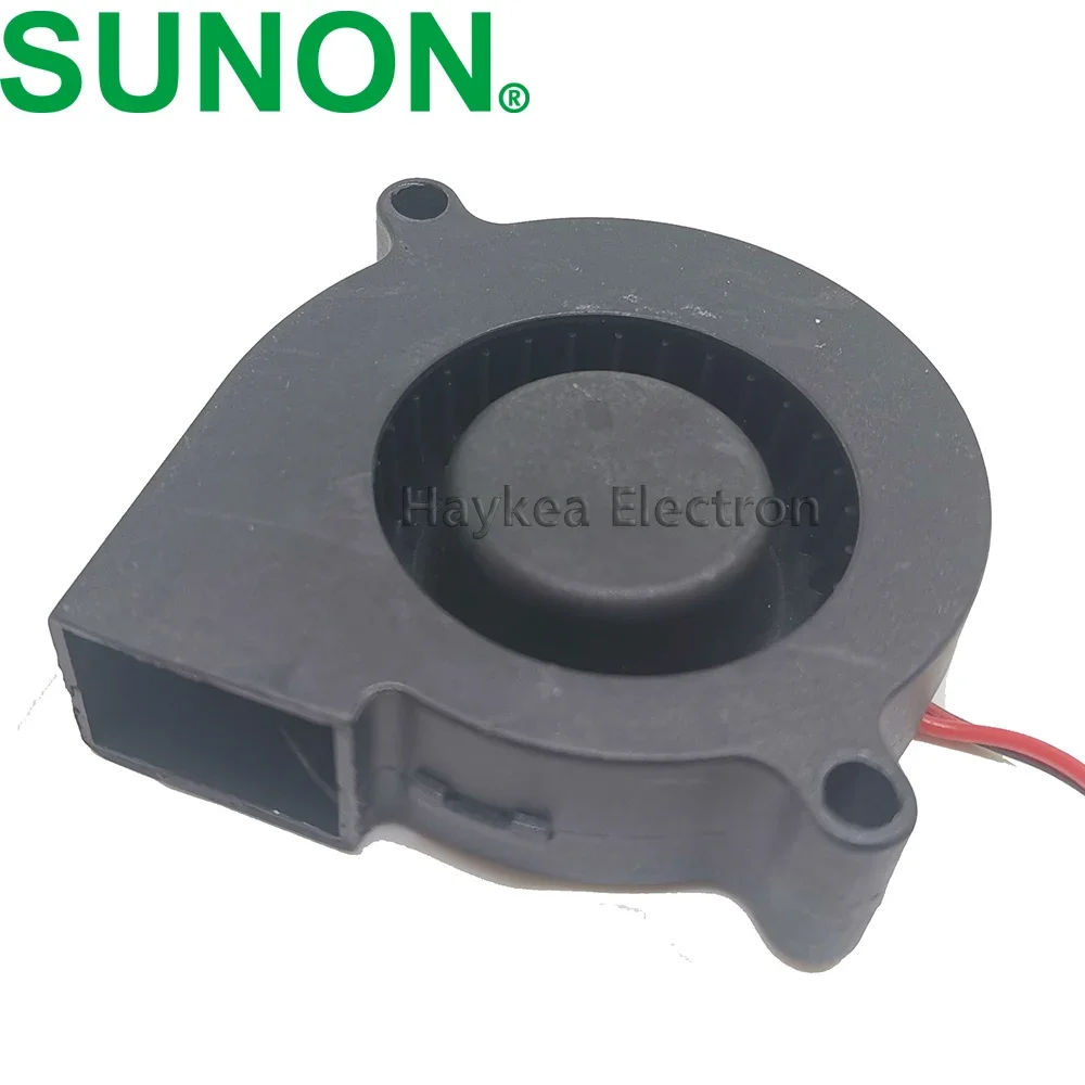 พัดลมเทอร์โบสร้างความชื้นที่เงียบสงบเป็นพิเศษ5015 EF50151B1-C02C-A99 Sunon 12V 1.92W 50*50*15มม.