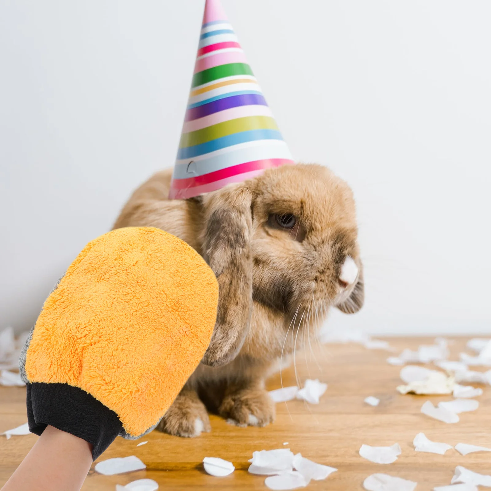 2 قطعة قفازات الهامستر رشاقته حماية المضادة للخدش حمام الحيوانات الصغيرة التدريب الحيوانات الأليفة لدغة مقاومة قفازات الصوف المرجاني