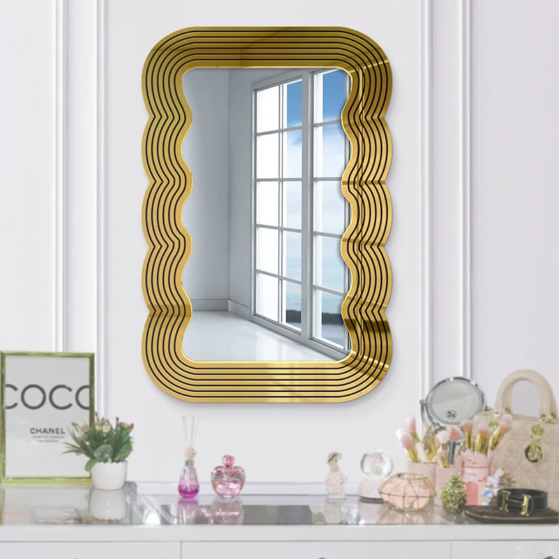 Full Height Makeup Decorative Mirror Wall Room Shower Vintage Decorative Mirror Bathroom Espejo Decorativo Nordic Decor YX50DM