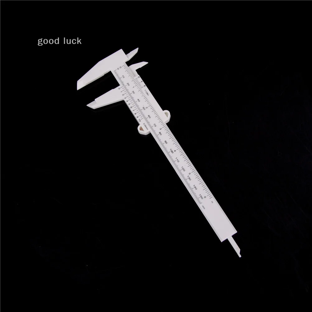 6 Inch 150mm Plastic Ruler Sliding Gauge Vernier Caliper Jewelry Experimental Measuring Tool Specification