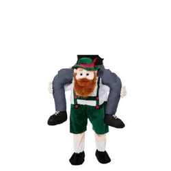 Woman Men Brown Bear Magic Pants Animals Fake Legs Woman Men Christmas Halloween Cosplay Costume