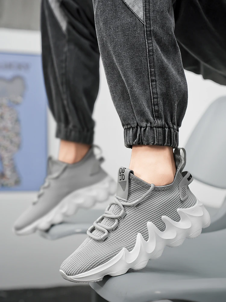 Herren-Outdoor-Wander- und Laufschuhe in großen Größen, bequeme, lässige, vielseitige, modische Sportschuhe für Paare zum Training – Detail 6