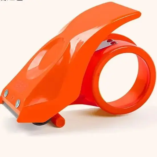 البلاستيك ختم باكر الشريط موزع التعبئة والتغليف الطرود 50 مللي متر عرض الأسطوانة الشريط القاطع شريط عزل حامل آلة التعبئة اليدوية