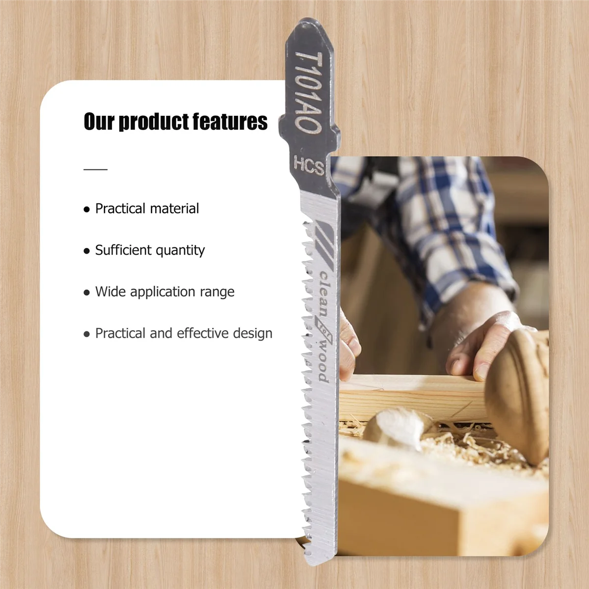 AT77 20 шт. сабельное лобзиковое полотно T101AO с Т-образным хвостовиком, многофункциональные лобзиковые полотна для дерева, пластиковый отрезной диск