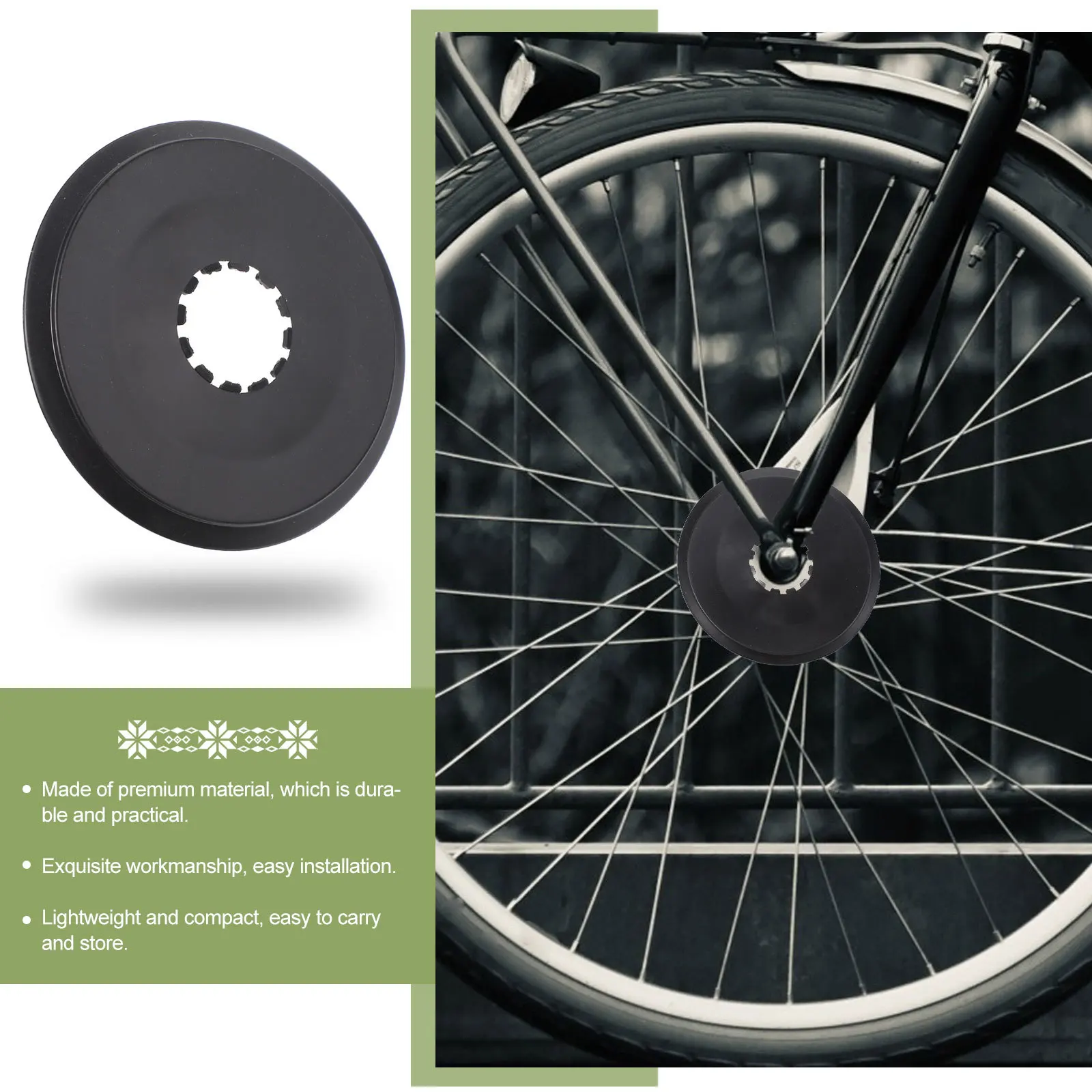 

10Pcs Flywheel Protection Cover High Strength Wear-Resistant Bike Cycling Accessories Flywheel Protection Cover