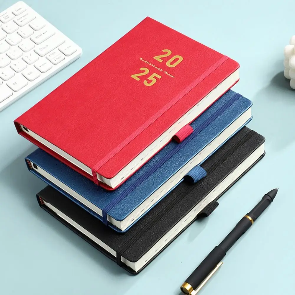 Business Memos A5 2025 Agenda Planner Notebook Paper 176 Pages 2025 Journal Notebooks Simple Creative 365 Days Notepad School