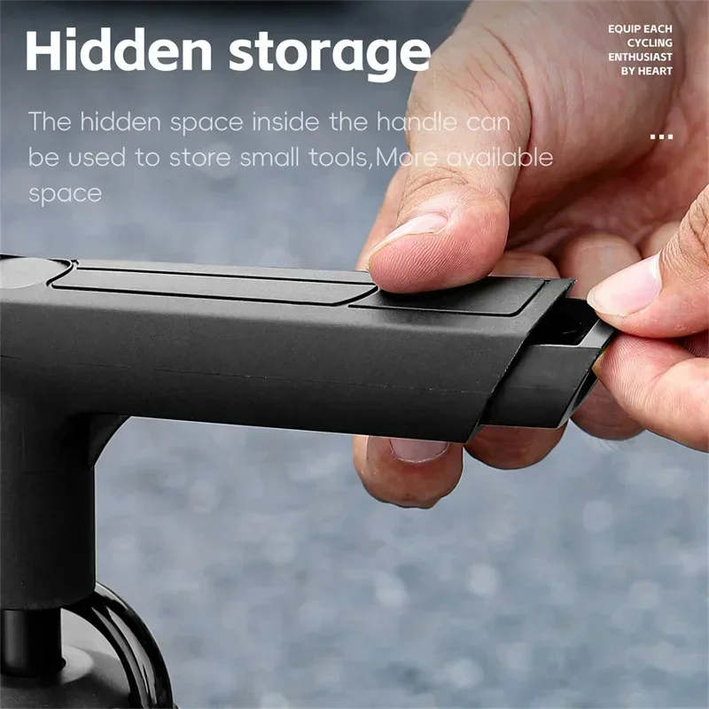 غرب ركوب الدراجات مع بارومتر دراجة مضخة 160PSI ارتفاع ضغط دراجة نارية E-الدراجة سكوتر شريدر بريستا صمام منفاخ لإطارات السيارة #5