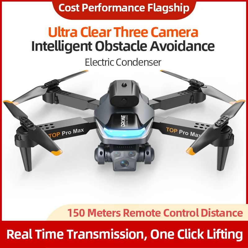 P23 2024 NEW Professional Dron Obstacle Avoidance Drone with Camera 4k HD RC FPV Quadcopter Drone Kid Gift Toys drone