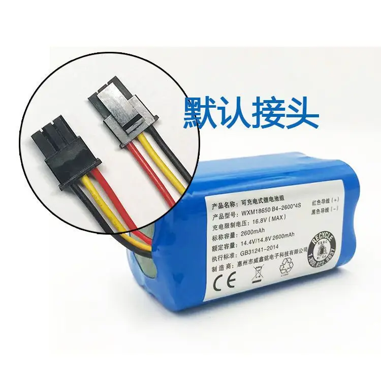 3000MAH 2800MAH Vacuum Cleaner Battery for ECOVACS CR130 CEN540 550 546 DL33 DG800 GT100 663 Sweepers Replace Power Source