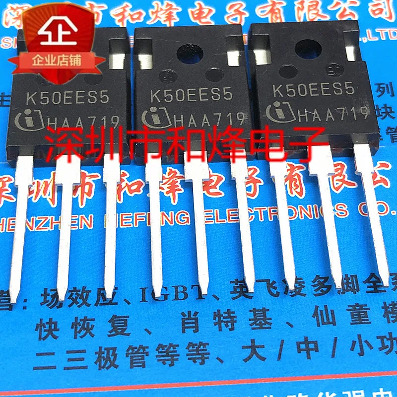 Free shipping   K50EES5 IKW50N65ES5  TO-247 650V 50A      10PCS