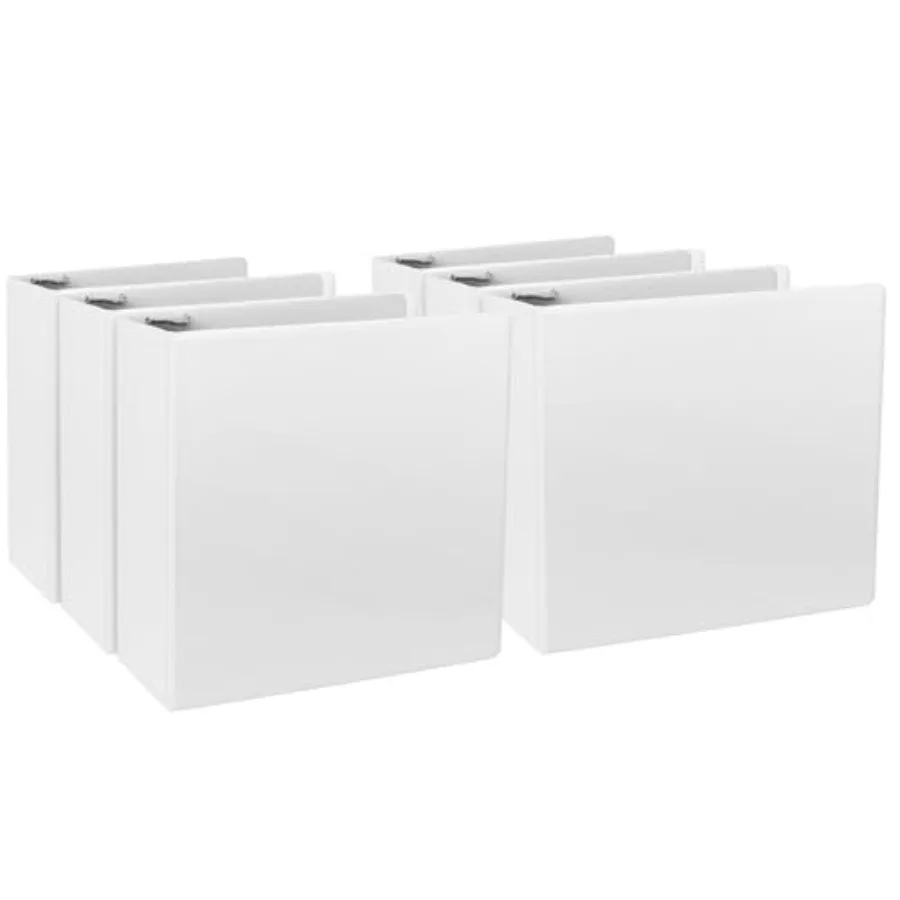 

4-Inch 3 Ring Binder, Standard Slant-D Ring Binder Fit Letter Size Paper, Presentation View Binders
