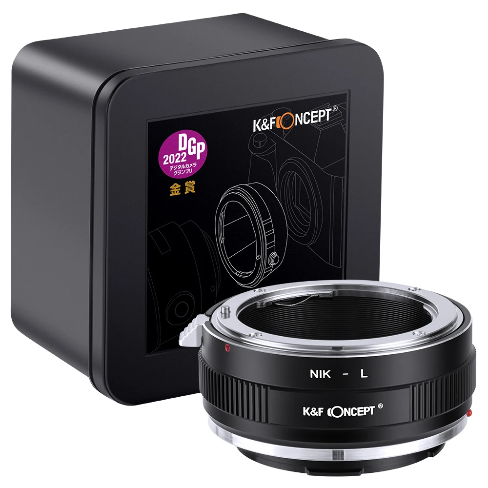 K&F Concept Lens Adapter Nikon F AI AIS D to LSL For Leica TL TL2 CL SL SL2 Panasonic S1 S1R S1H S5 Sigma fp fpL