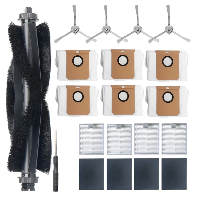 Vervangende Onderdelenset Voor Eufy Robotstofzuigers Uit De L60-serie-15 Pakket Met Filters, Borstels En Tassen