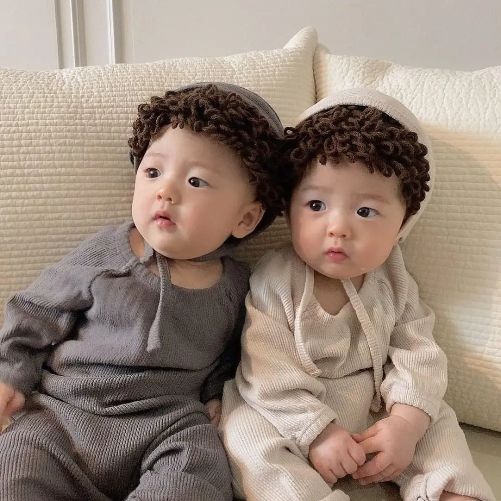 

Baby Accessories Knit Cap Gift Beanies Sweet Headwear Dreadlocks Hat Toddler Wig Hat Mad Scientist Hat Afro-hair Hat