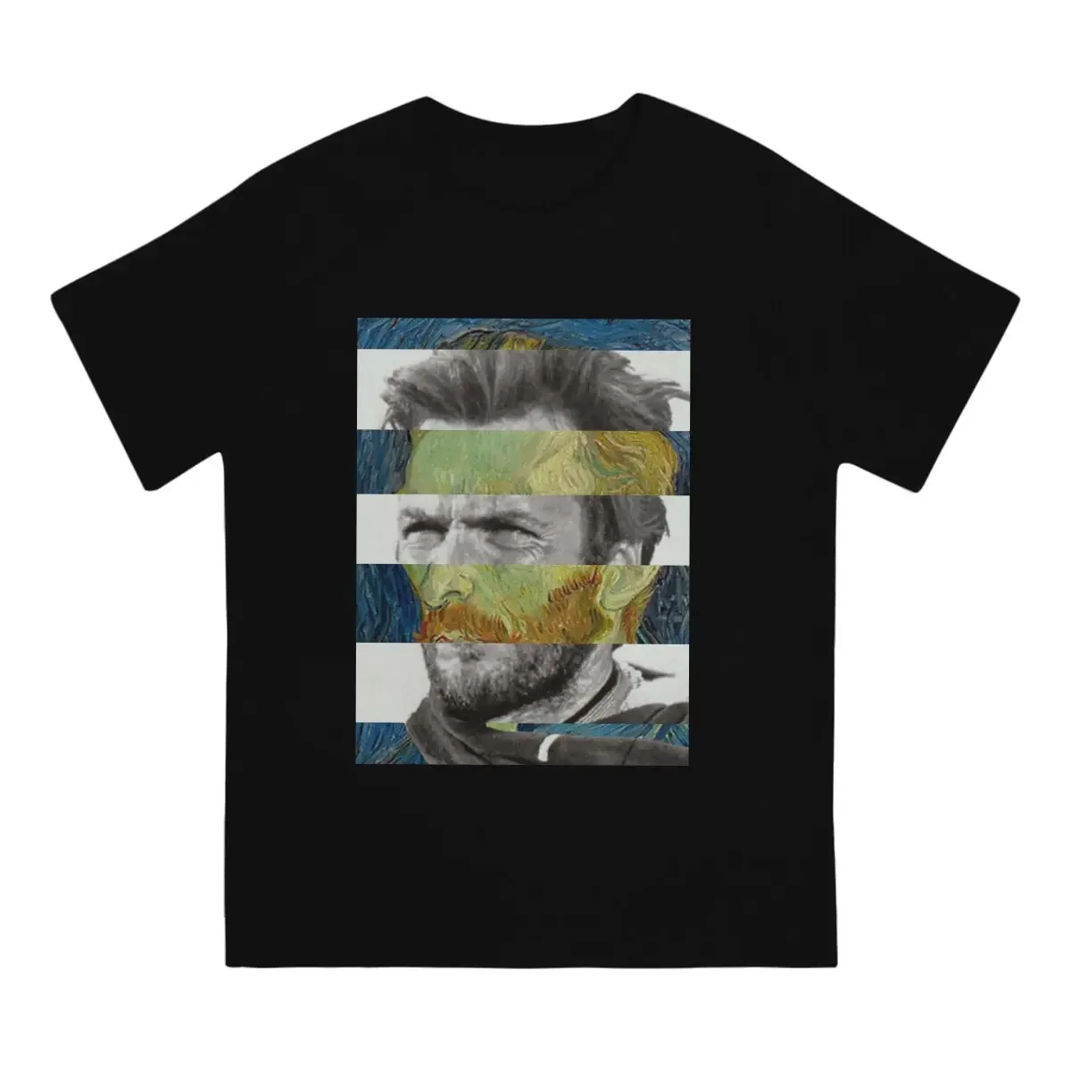 Vincent Van Gogh Post-Impressionistyczny Malarz Męska Koszulka Autoportret Clint Eastwood Indywidualność T Shirt Oryginalny Nowy Trend