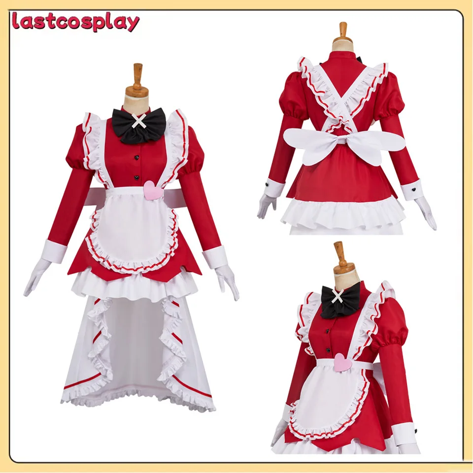 

Женский карманский карнавальный костюм, аниме, отель, маскировка, платье горничной, фартук, повязка на голову, костюм с завязанными глазами, вечерние наряды на Хэллоуин