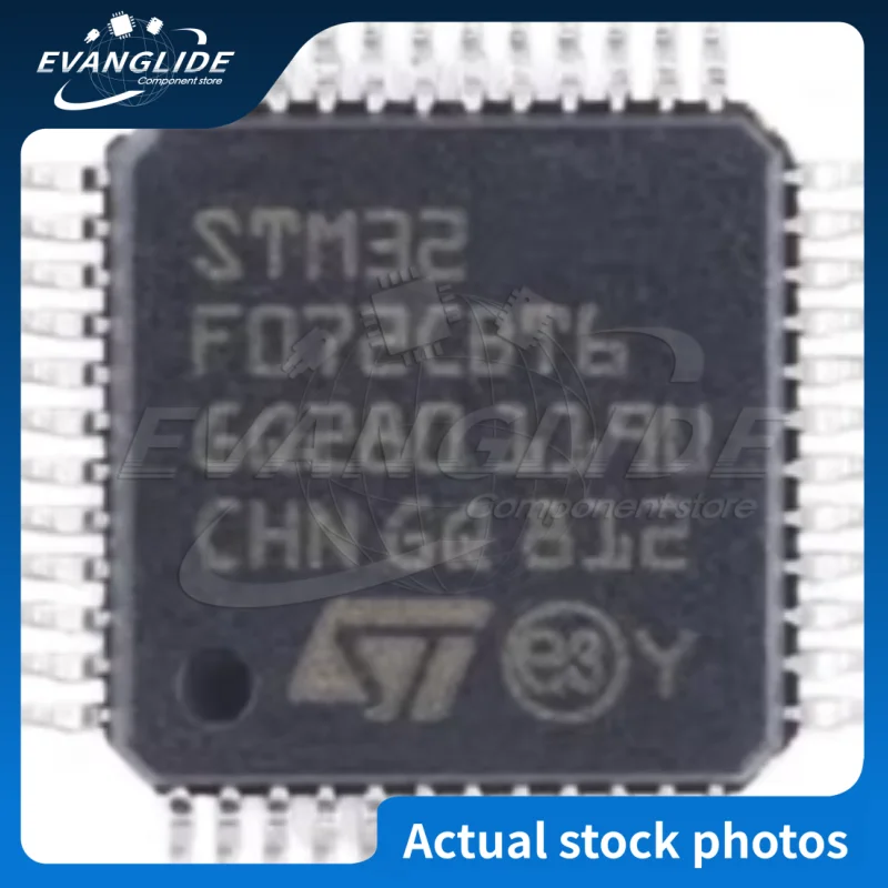 10 PCS/LOT Original & New STM32F072CBT6 STM32F072C8T6 STM32F072R8T6 STM32F072RBT6 QFP-48 ARM Cortex-M0 32-bit MCU