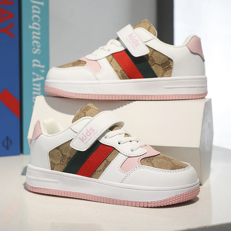 

Лидер продаж, модная детская обувь для скейтборда, брендовые дизайнерские кроссовки для девочек и мальчиков, спортивная обувь, детские повседневные кроссовки на платформе