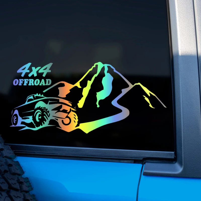 

1pc 4x4 Offroad Car Bumper Window Stickers Waterproof Decoration For Car Fashion Decals Vinyl Material Creative Stickers