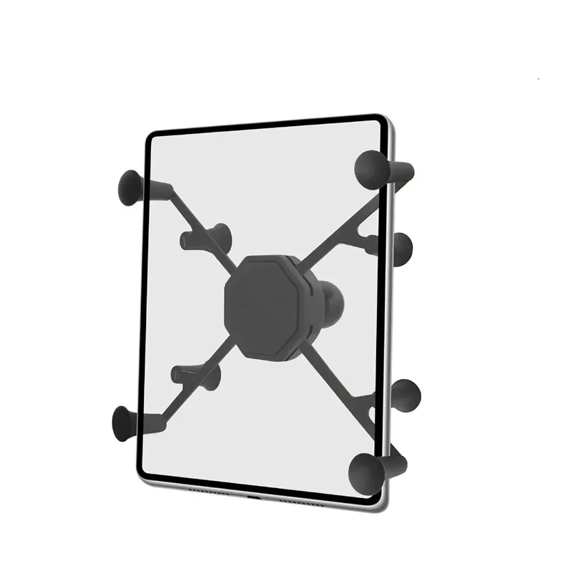 1インチのボールとトルクを備えたタブレットホルダー,7〜8インチのタブレット用のミディアムレールベース,iPad,RAMマウント,ラウンドレール用のXグリップ互換