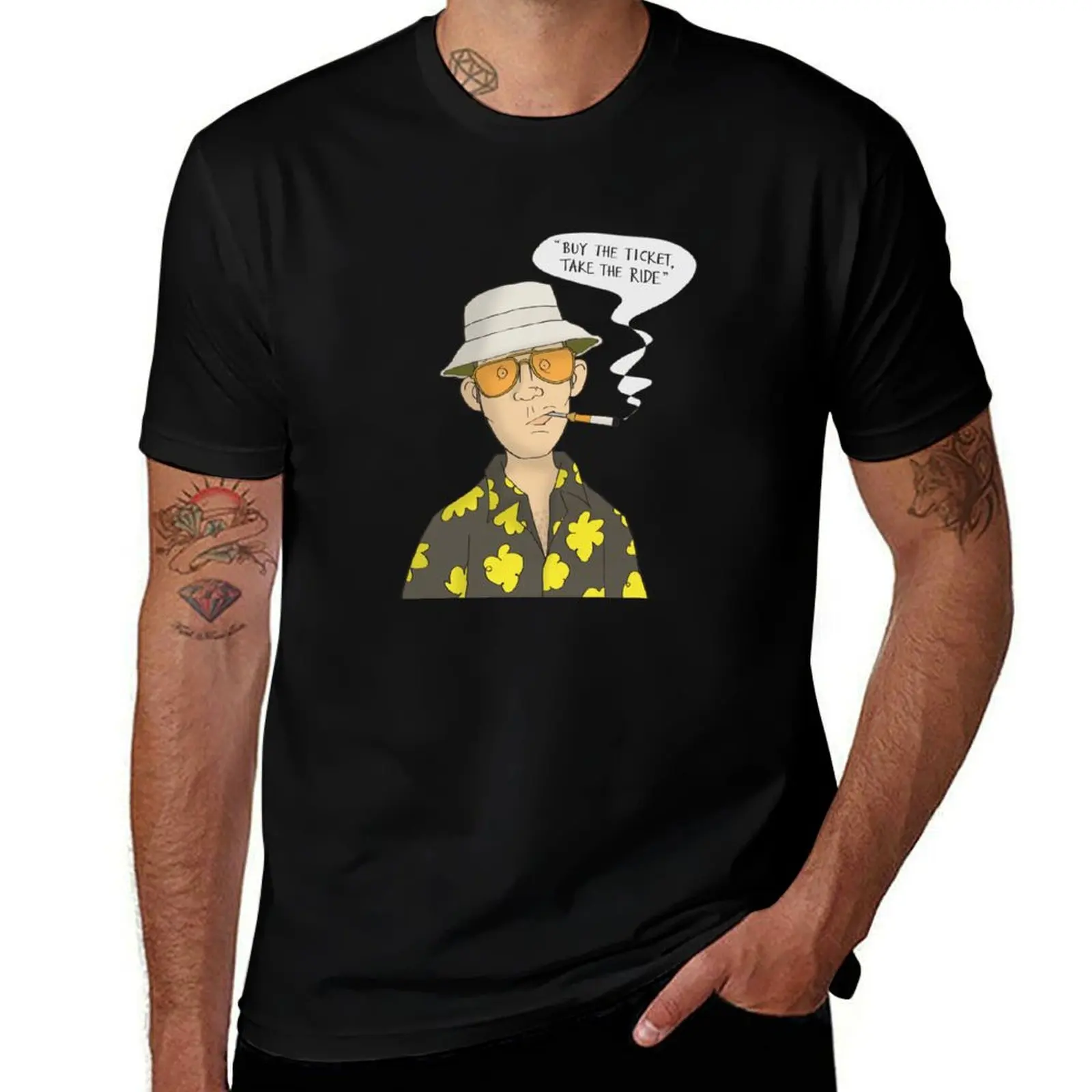 

Hunter S. Thompson T-Shirt Active Wear Sports T-Shirt for Men