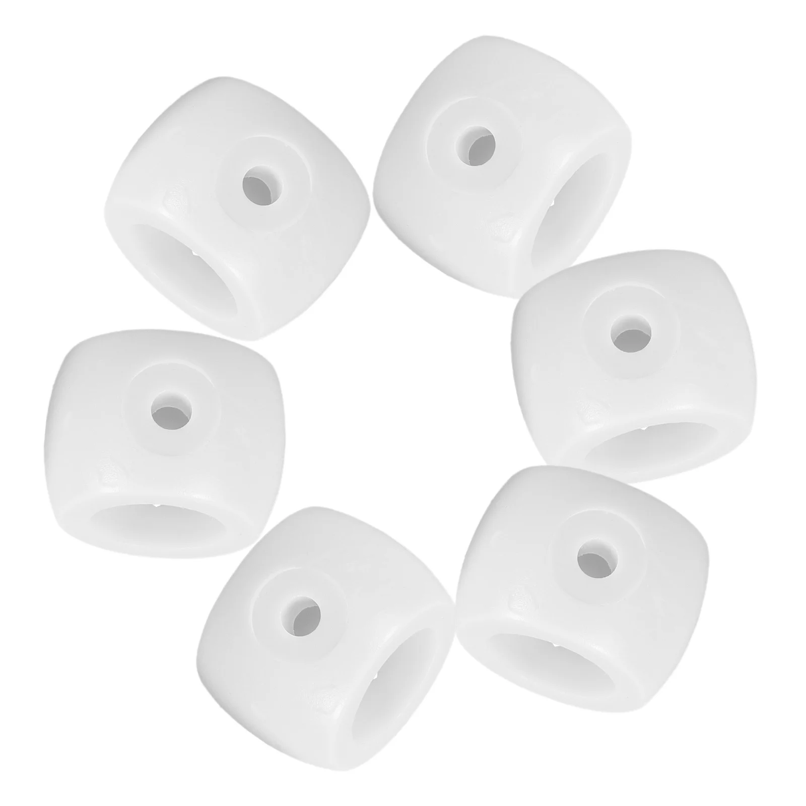 

8 Pcs Foosball Table Football Mini Accessories Soccer Goal Rod Positioner Plastic Tabletop Bars Stop Ring