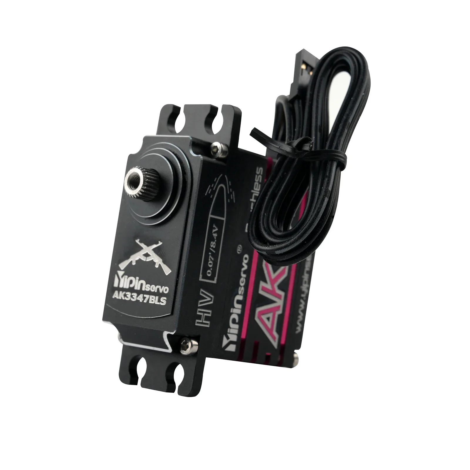 

AK47 47KG Brushless Digital Servo 8.4V HV High Torque Metal Gear 180 270 360 Degree RC Car Crawler Robot DIY Power Part