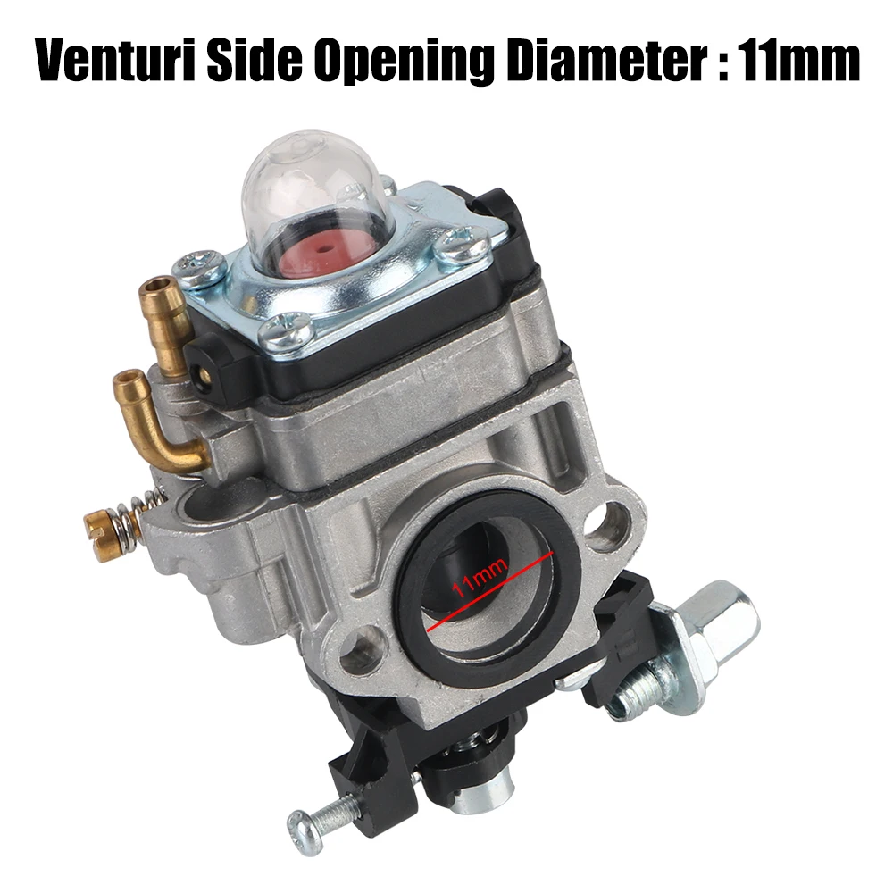 Scooter Brushcutter Carburetor Carb For Trimmer Cutter Chainsaw 11mm Carburetor For 40CC 43CC 49CC 2-Stroke Pocket Bike Scooter
