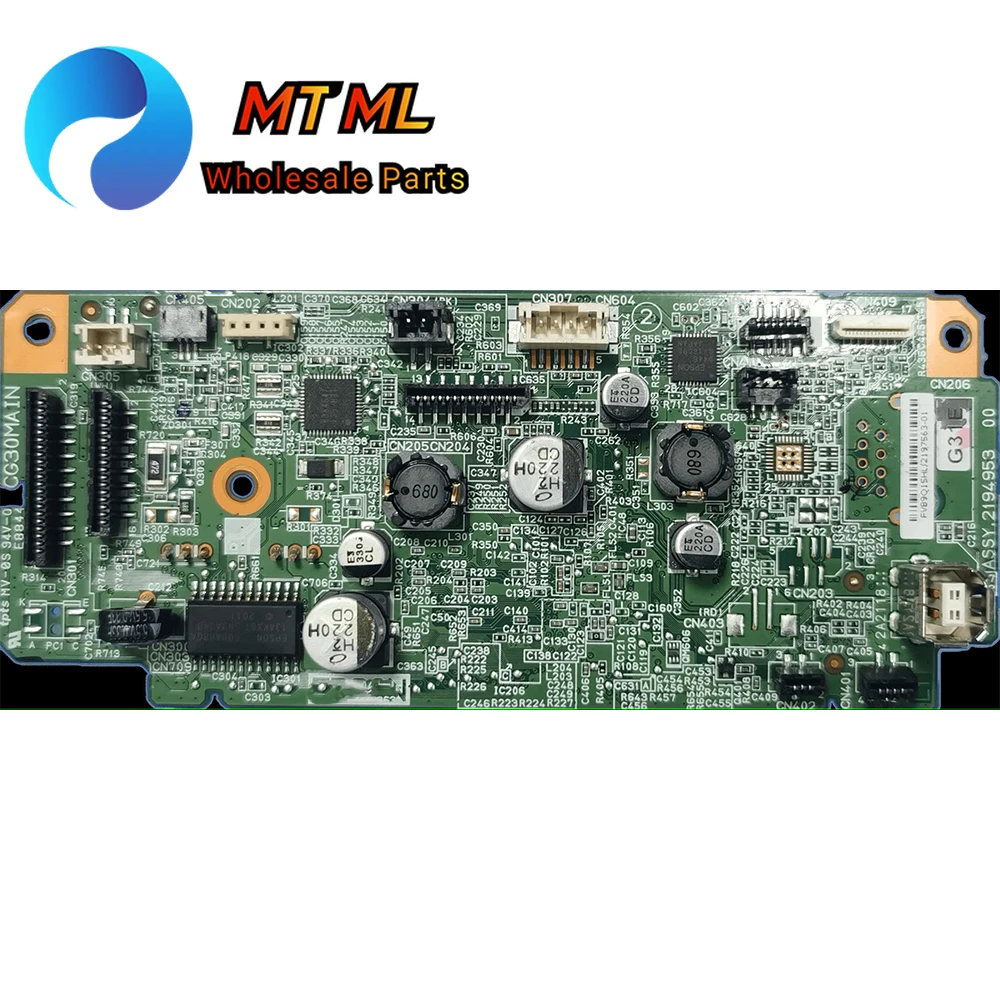 Original Used Formatter Main MotherBoard For Epson wf2830 2831 2838 wf2850 2851 2855 The cracked version does not require a chip