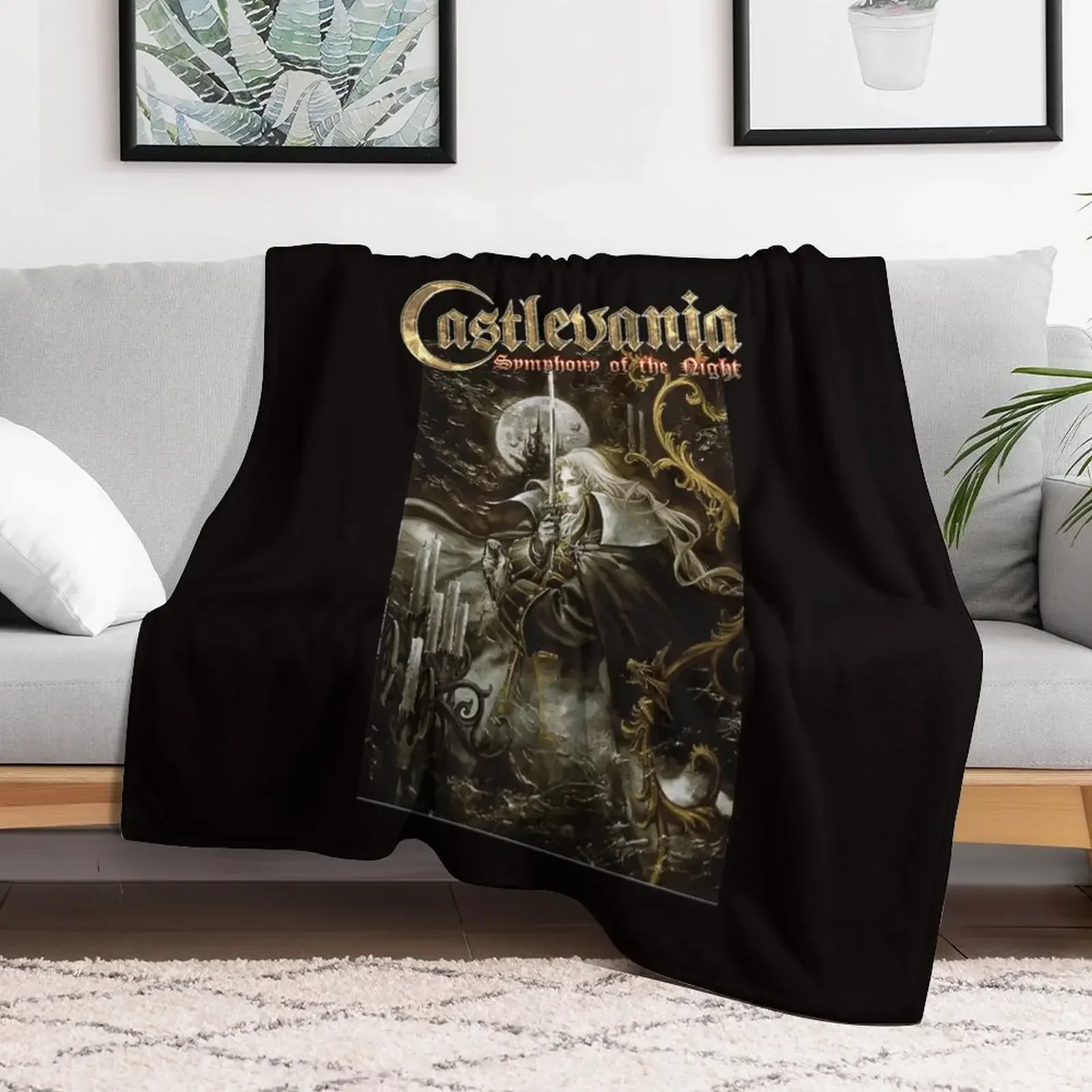 Castlevania Symphony of the Night Throw Blanket Nap Luxury Brand Decorative Beds Blankets