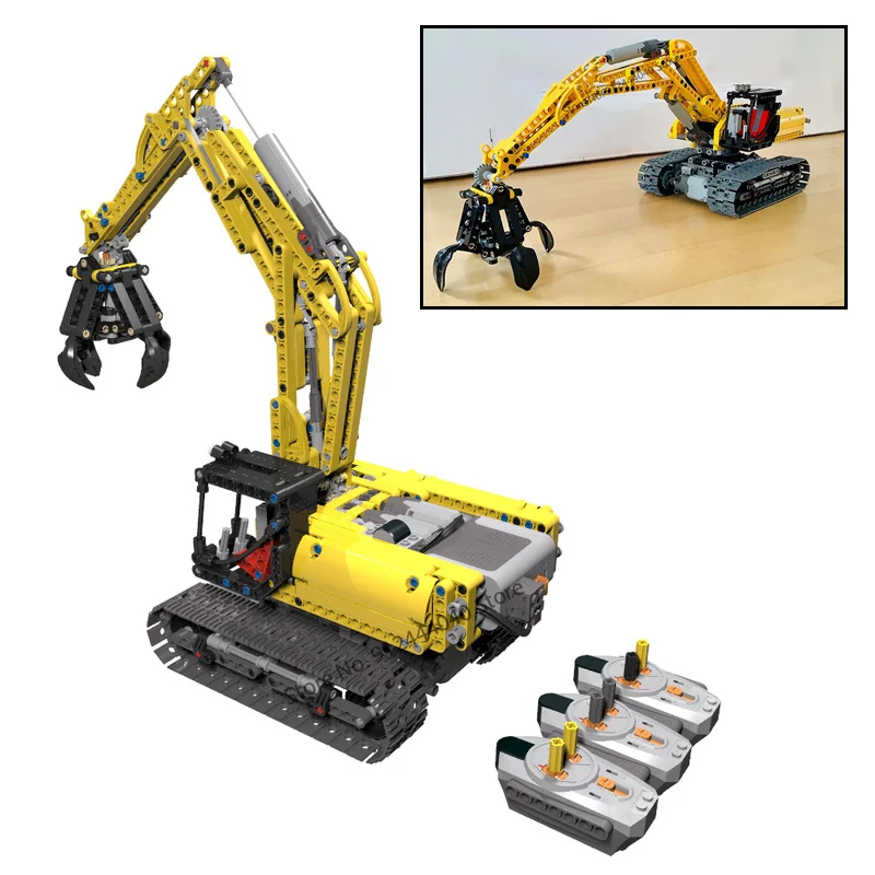 

NEW Technical Brick Model 42006 Excavator MOD Version full RC Power Functions Set MOC Building Blocks Bricks DIY Toys Kids Gifts