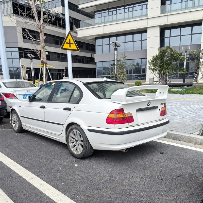 New Design 4PCS 1998 To 2006 For BMW 3 Series E46 M Sport M3 GT Style Rear Wing Big Spoiler Lip Body Kit Glossy Black ABS