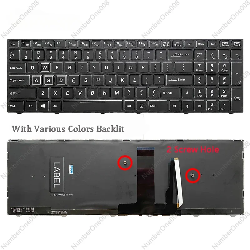 New Laptop Keyboard For Hasee Z6 Z7 Z7M N85X Z7-KP7GS