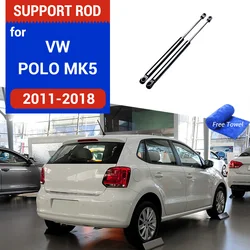 2pcs Rear Door Strut Bars Hydraulic Rod 6RD827550A for VW POLO MK5 6R/6C/61 2011 2012 2013 2014 2015 2016 2017 2018