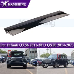 Front Windshield Trim Pillar Molding For Infiniti QX56 2011-2013 For QX80 2014-2023 A Column Exterior Trim Plate A pillar Strip