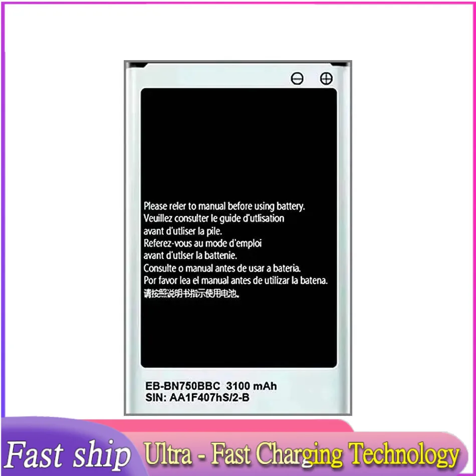 

Аккумулятор EB-BN750BBC EB-BN750BBE для Samsung Galaxy Note Iii Neo N7505 N750 для Galaxy Note 3 Mini N7502 Note 3 Neo N7506V N7508V