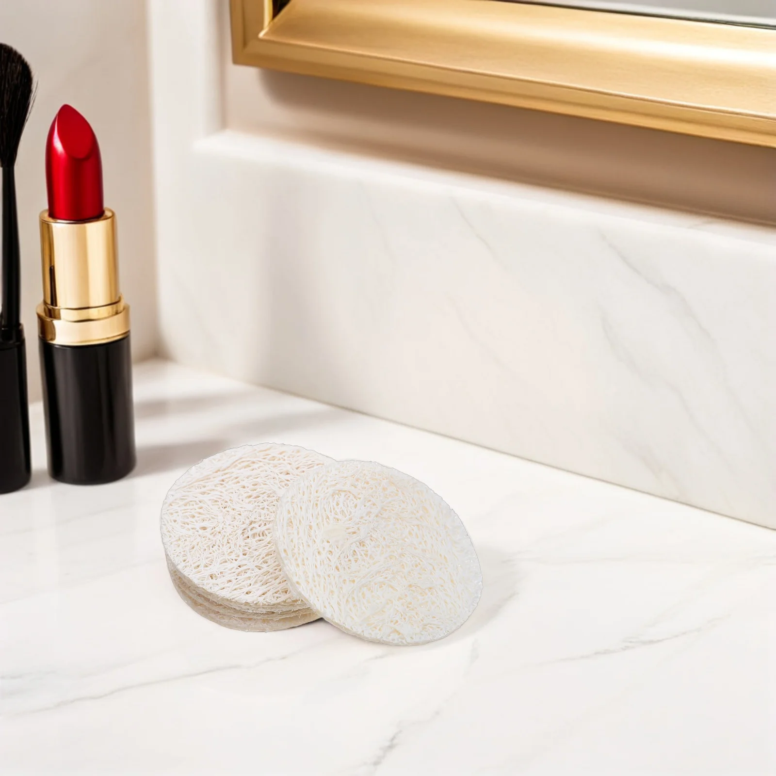 5 個のメイク落としパッドヘチマ天然バススクラブスポンジシャワー皮膚スクラブパッド男性女性用角質除去クレンザー