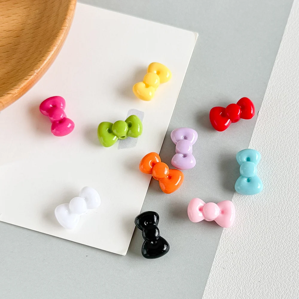 

Сердечный дизайн 750 шт. 10*17 мм DIY Изготовление/Акриловые бусины/Эффект краски/Ручная работа/Фурнитура и компоненты для ювелирных изделий/Форма банта # 18895