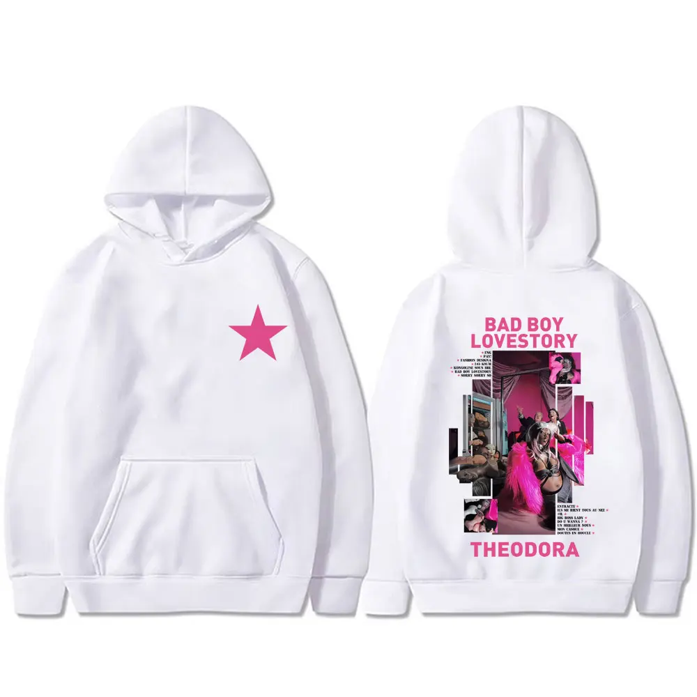 

Rapper Theodora Mega Bbl Bad Boy Lovestory Graphic Hoodie Men Women Hip Hop Fashion Pop Music Sweatshirt Male Vintage Streetwear