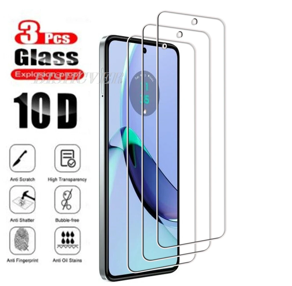 3pcs Tempered Glass For Motorola Moto G84 5G G 84 XT2347 6.5