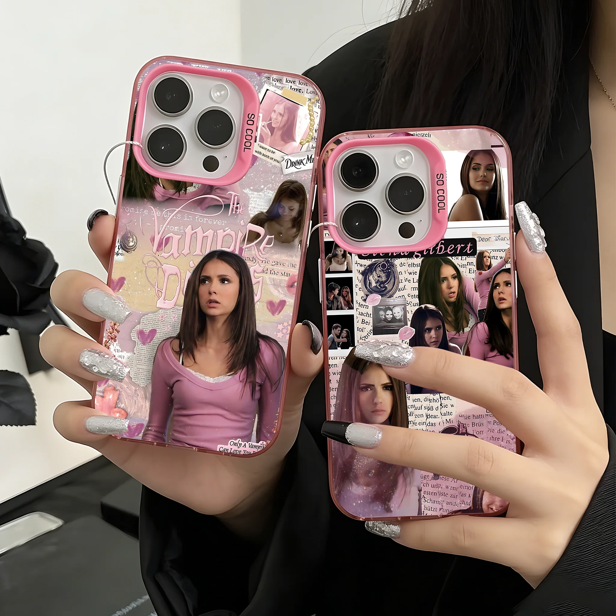 The Vampire Diaries Capa de telefone para iPhone 17 16e 16 15 14 13 12 11 mini Pro Max X XR XSMAX 8 7 Air Plus Anti Fall Matte