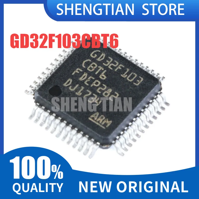 5pcs/lot GD32F103CBT6 NEW Original Genuine Chip Packing 48-LQFP