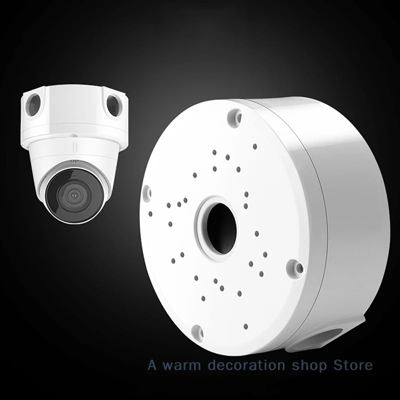 1 Pc Plastic CCTV Camera Junction Box Cable Deep Base for Dome/IP Camera Waterproof Hemisphere Bracket