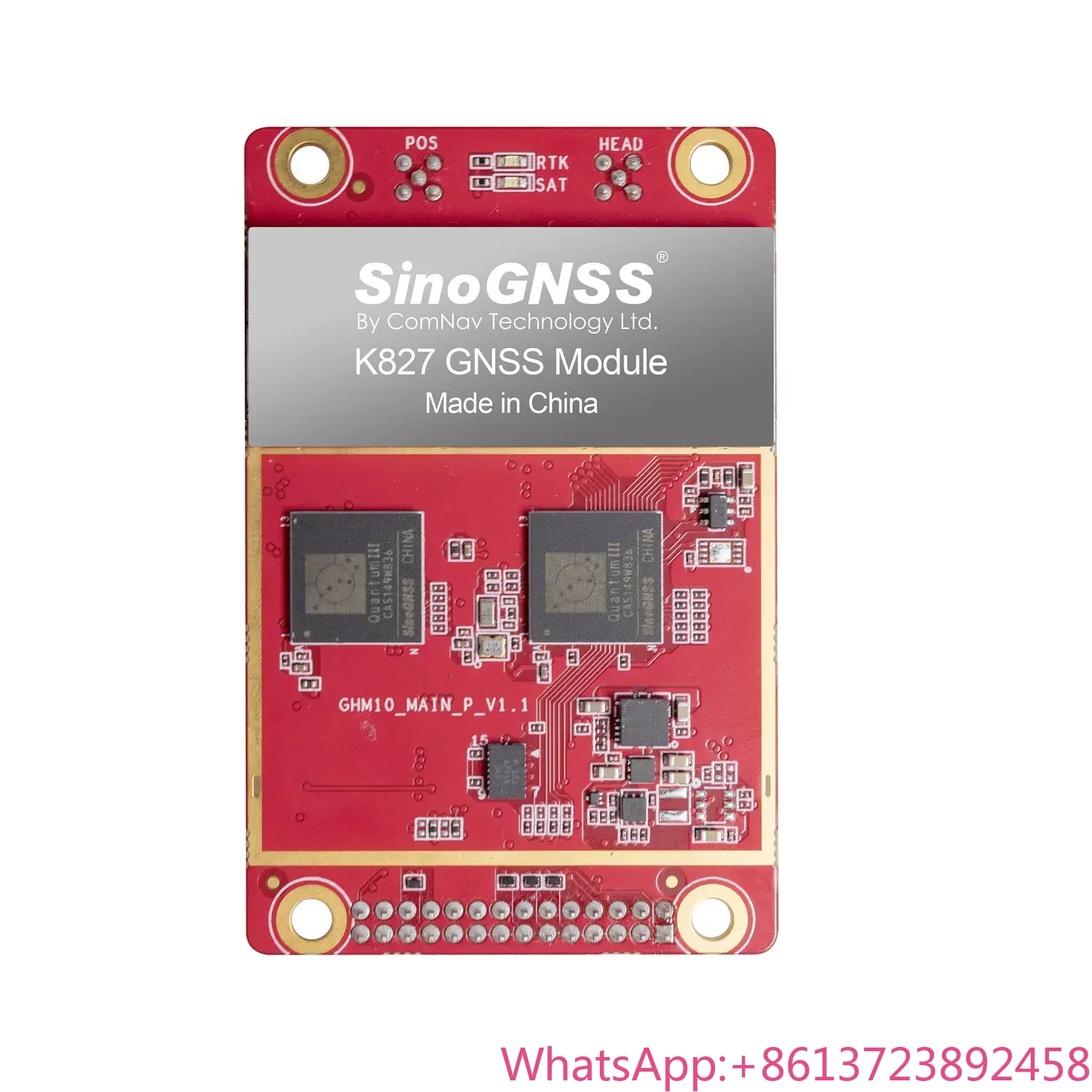 

K827 GNSS GPS Receiver IMU Board RTK Full-constellation and Multi-frequency Dual Antenna NAVIC 50Hz Output Anti-interference