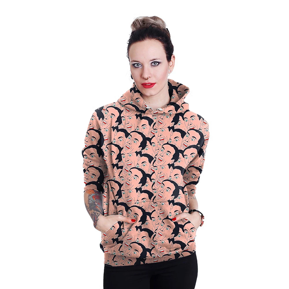 Colorful Clothing Loose 3d Print Hoodie Women Fashion Oversized Hoodies Sweatshirt Personalized Sweats Female Coat Pullover