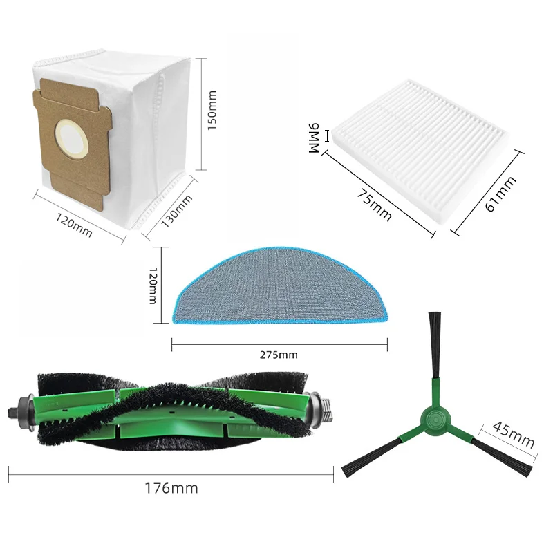 ملحقات لـ iRobot Roomba Combo Essential / 2 Essential، Roomba Vac 2 Essential / 105 جهاز آلي لتنظيف الأتربة جزء ممسحة الملابس